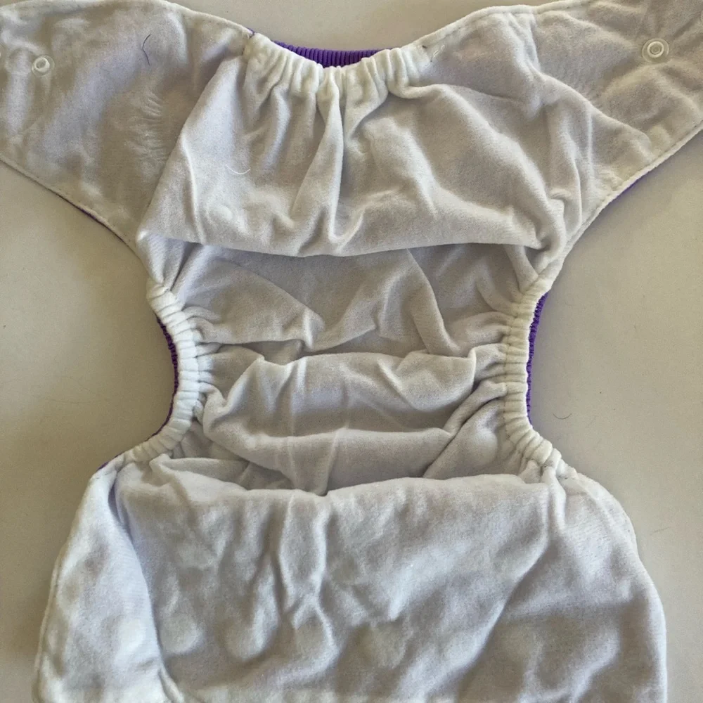 New Qianqunui lot of 3 reusable and adjustable cloth diaper covers snap closure